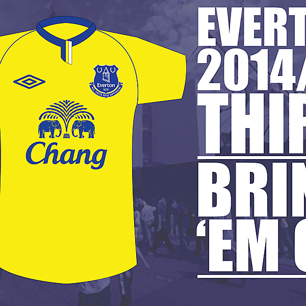 EVERTON 3RD JERSEY