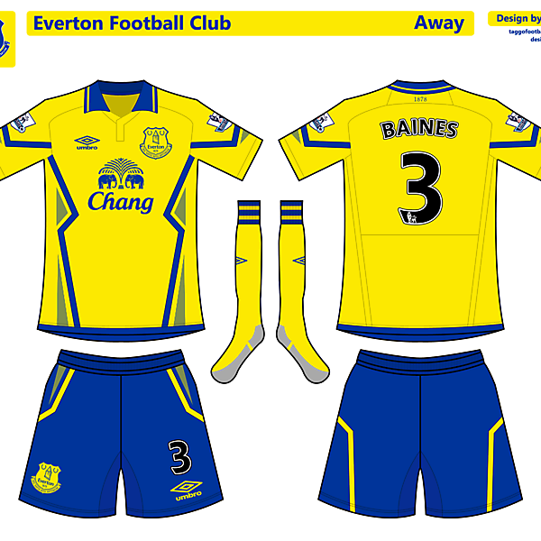 Everton Away Kit