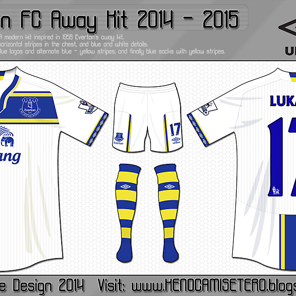 Everton Away Kit 2014 - 2015