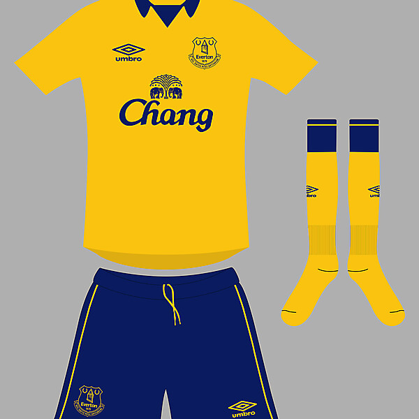 Everton away kit 2014/15