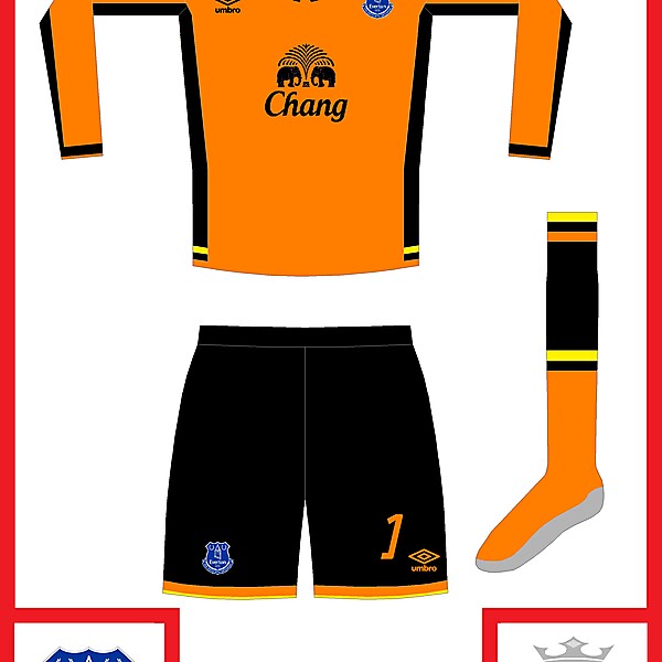 Everton GK kit