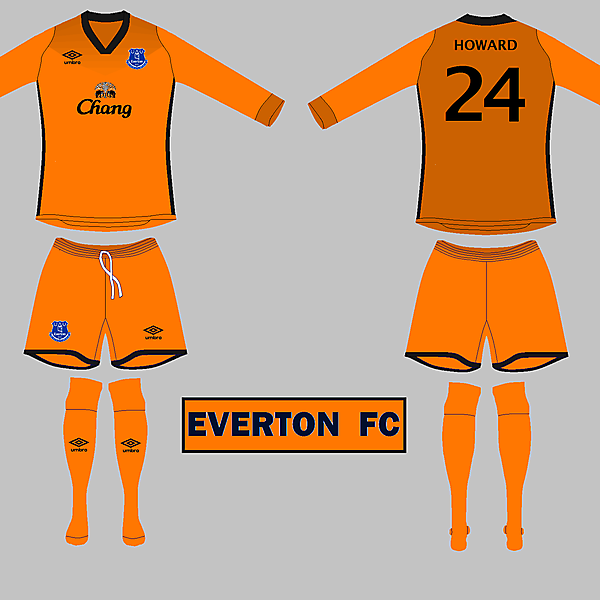 Everton GK kit