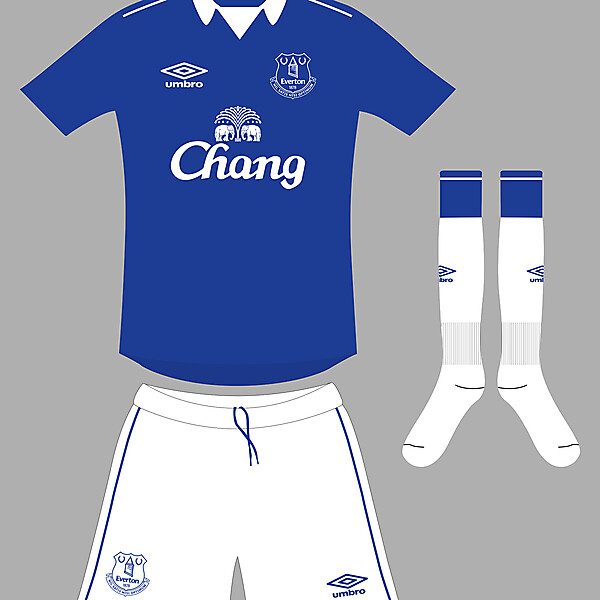 Everton home kit 2014/15