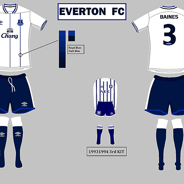 Everton Third kit
