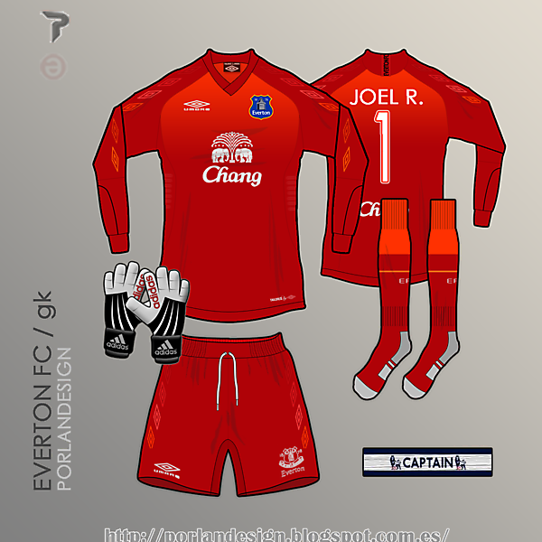 PORLANDESIGN / Everton FC GK