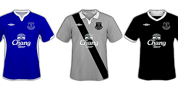 Umbro Everton 2014/15 Home/Away/Third Kits