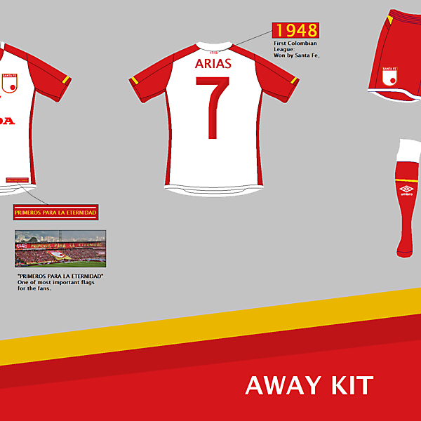 Independiente Santa Fe (COL) Away Kit