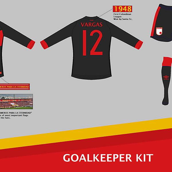 Independiente Santa Fe (COL) GK Kit
