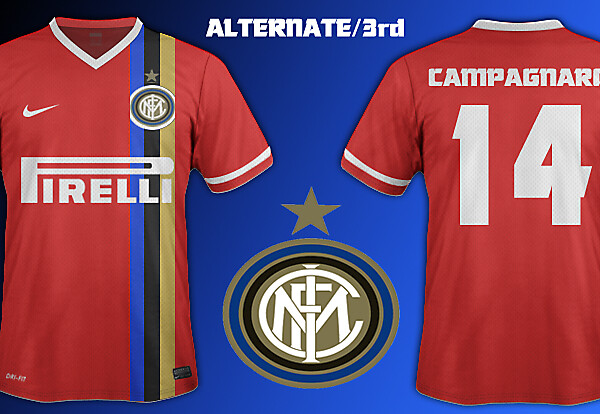 Inter Milan 3rd/alternate kit 14/15