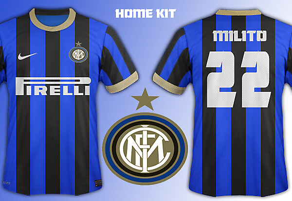 Inter Milan home kit 14/15