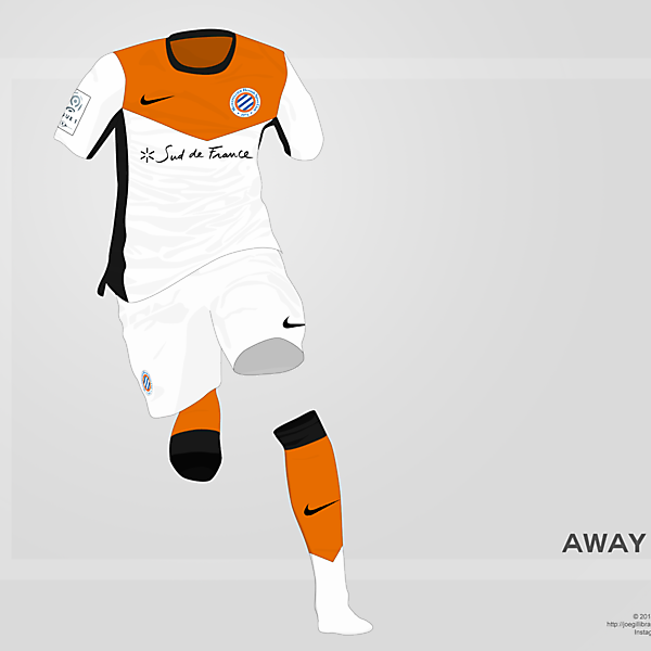 Montpellier Away kit 14/15