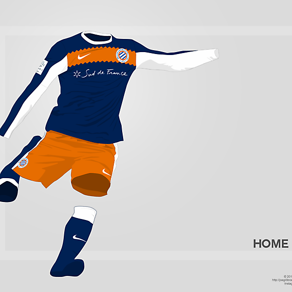 Montpellier Home kit 14/15