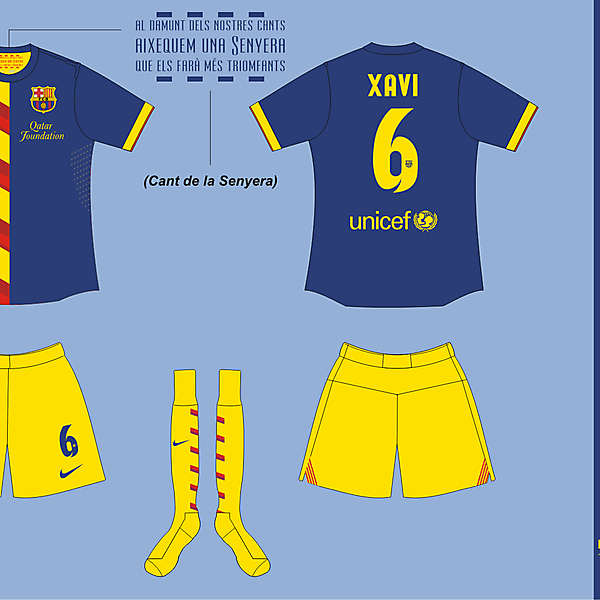 FC Barcelona Senyera kit version 03