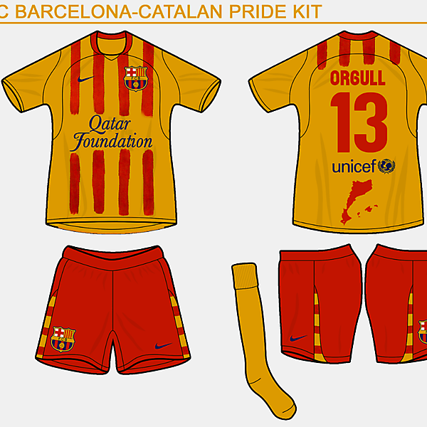 FC Barcelona Senyera (Catalan Flag) 2013-14 Away Kit Design Competition (closed)