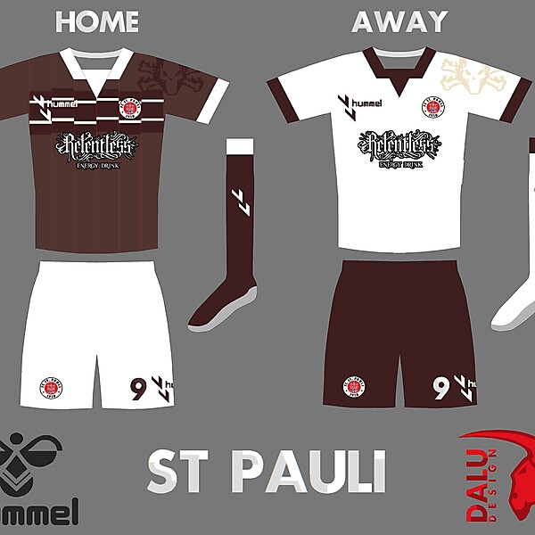 St Pauli Home and Away Kit