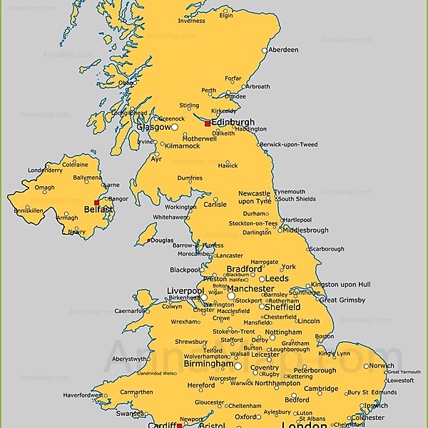 UK Map (for assistance)