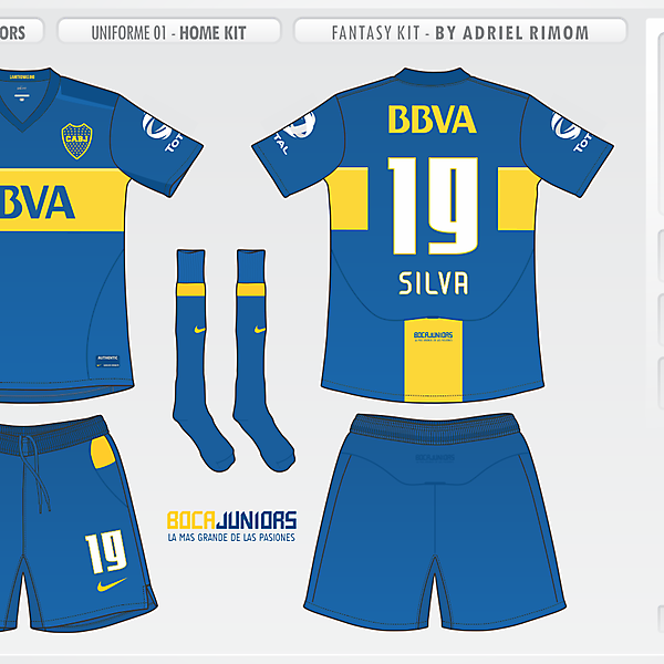 Boca Juniors - Fantasy Kit - By Adriel Rimom