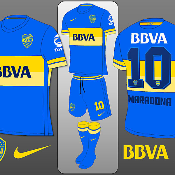 Boca Juniors Nike Home Shirt Concept