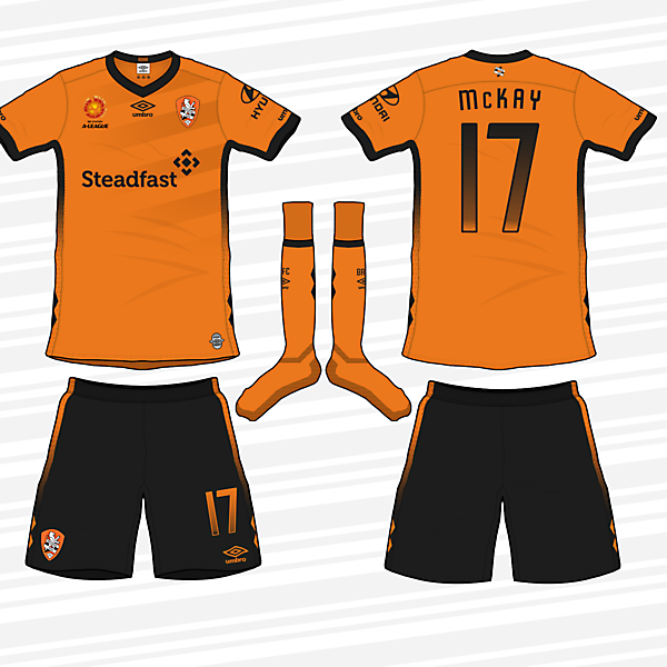 Brisbane Roar FC - Home Kit