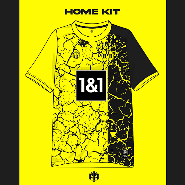 Borussia Dortmund home kit concept