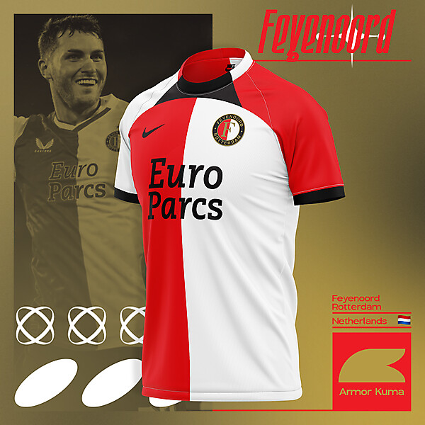 Feyenoord Rotterdam Home kit Concept