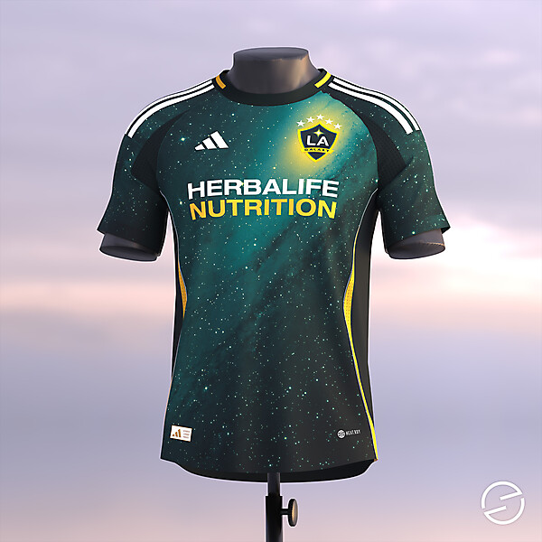 Los Angeles Galaxy x Adidas concept away shirt