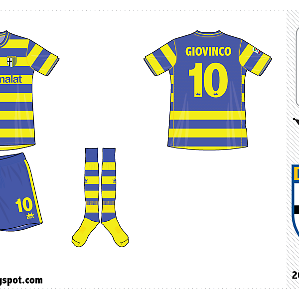 Parma away kit