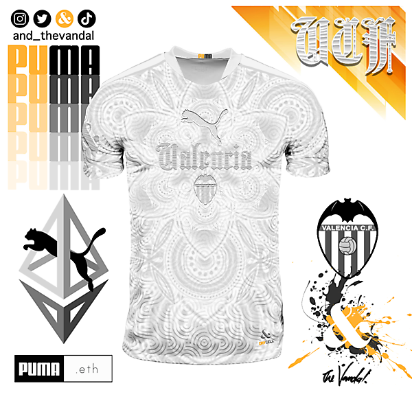 “Snow Puma” Valencia CF • Home Kit Concept 