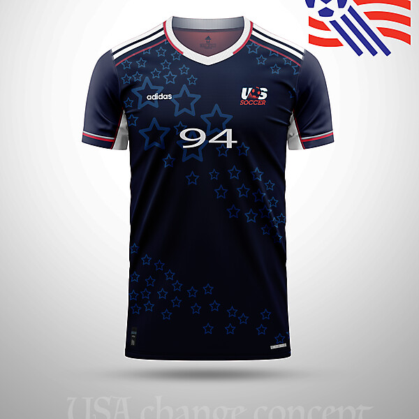 USA 94 change shirt concept