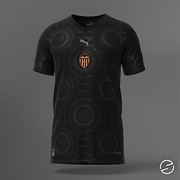 Valencia CF x Puma concept shirt