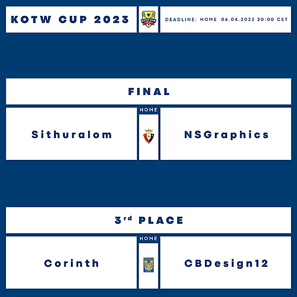 FINAL / 3rd PLACE