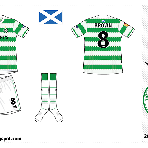 Celtic FC home kit by @kunkuntoto