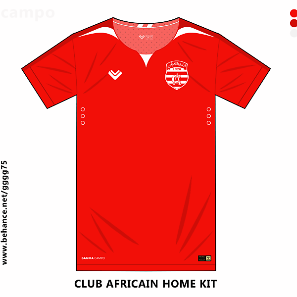 club africain home kit