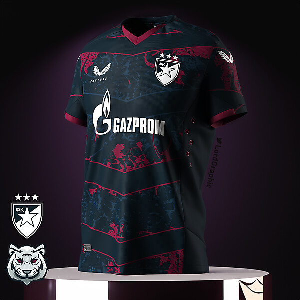 CrvenaZvezda x Castore | Third concept jersey design