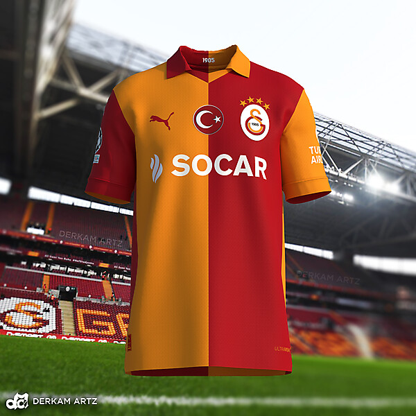 Galatasaray x Puma - Home Kit Concept 