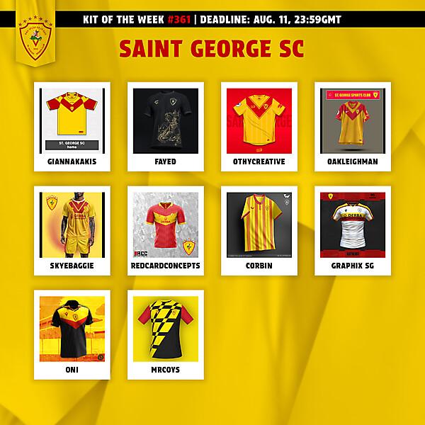 KOTW361 - VOTING - ST. GEORGE SC
