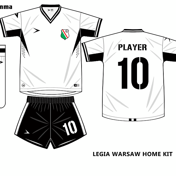 legia warsaw home kit