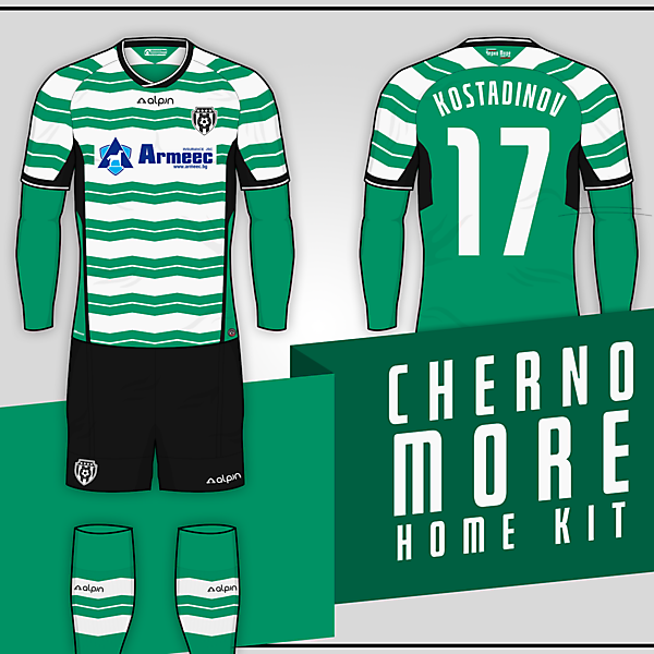 PFC Cherno More // Home kit