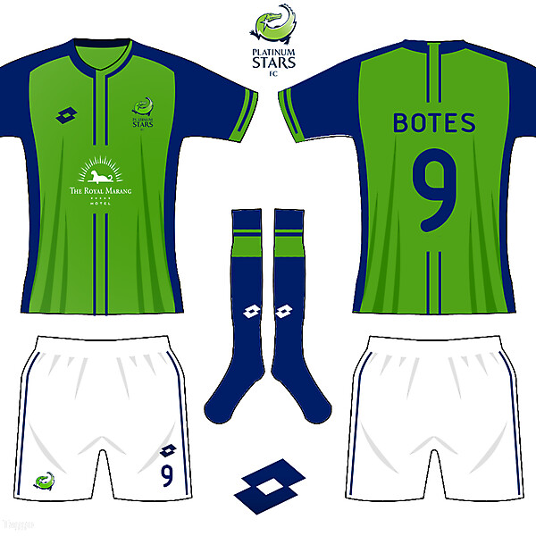 Platinum Stars asymmetric kit 