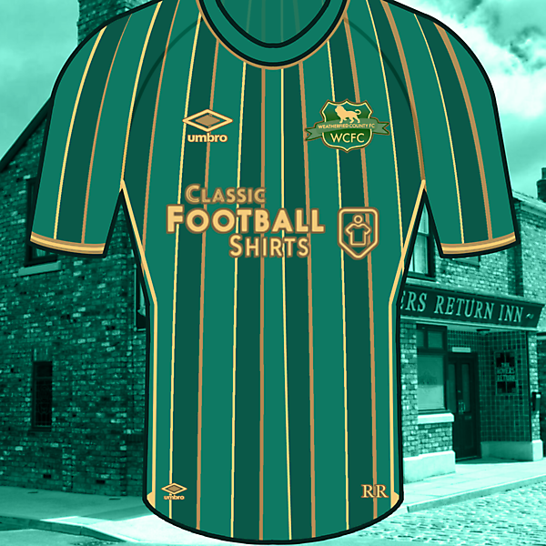 Weatherfield County FC. Rovers Return (Coronation Street) Home Concept.