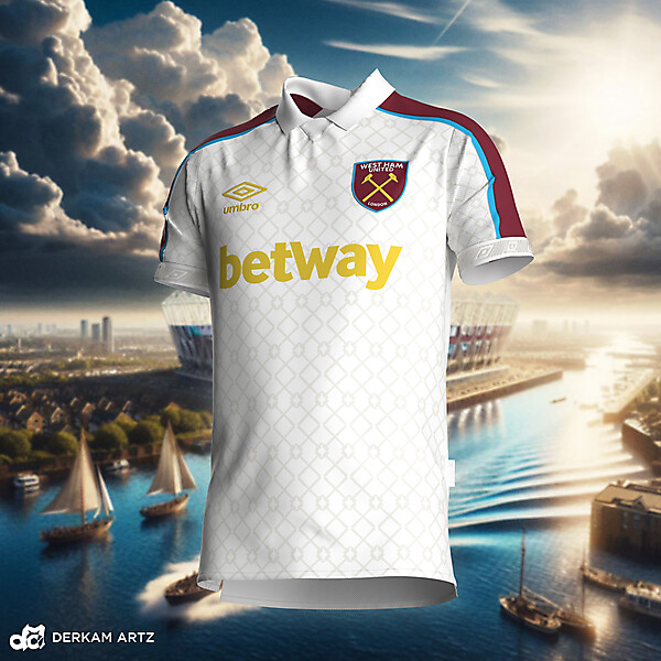 West Ham United x Umbro - Away Kit Concept 
