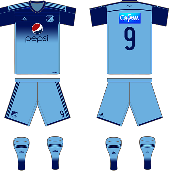 Millonarios Away Kit
