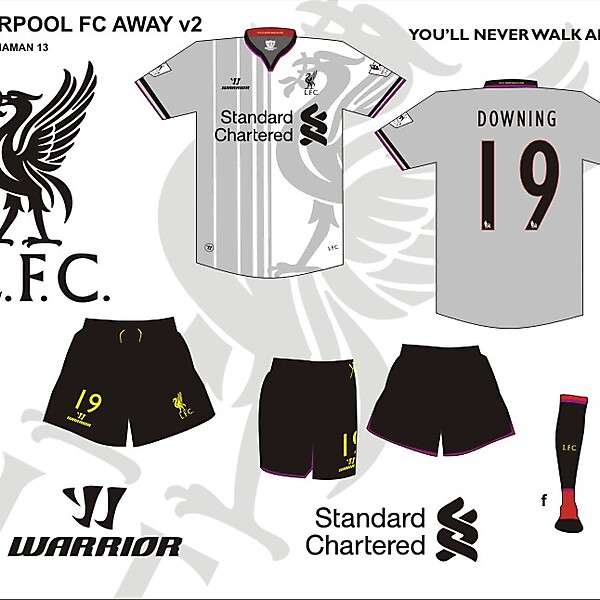 Liverpool FC third or away kit v2