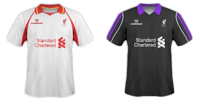 Liverpool Warrior Away & 3rd Kit