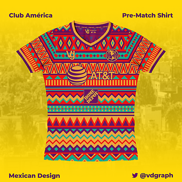Club América Pre-Match Shirt