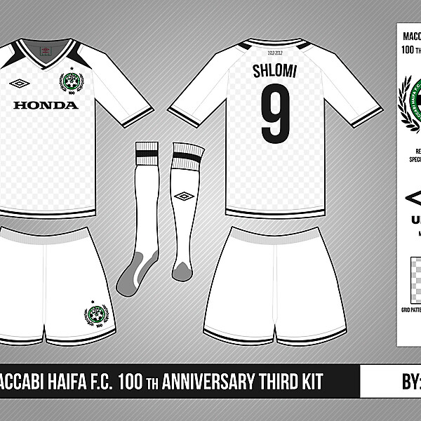 Maccabi Haifa F.C. 100th Anniversary Third Kit