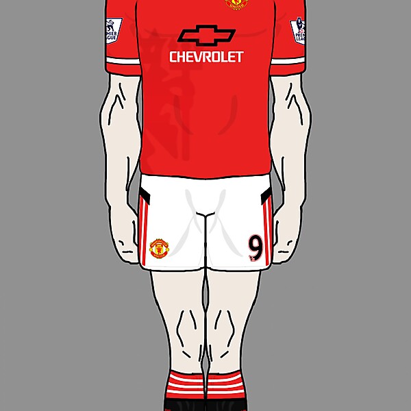 Manchester United 15/16 adidas home kit