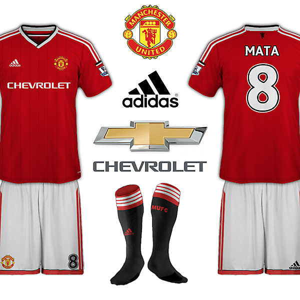 Manchester United 2015/16 Adidas Home Kit