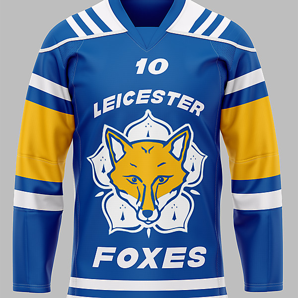 Leicester City FC Ice hockey mashup concept