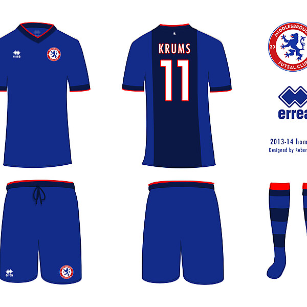 Middlesbrough Futsal kit by Robert Krums